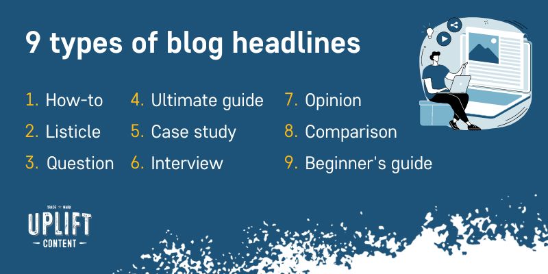 9 types of blog headlines