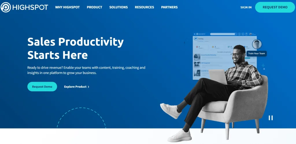 HighSpot Homepage