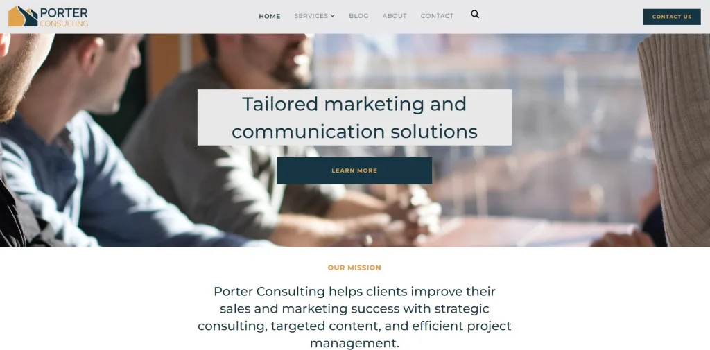 Porter Consulting Homepage