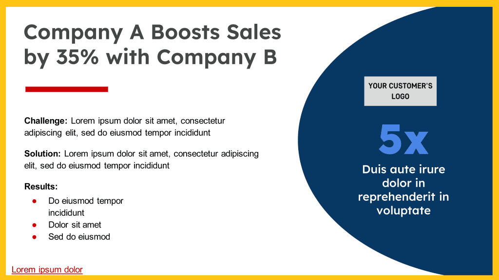 Slide example #2 for case studies