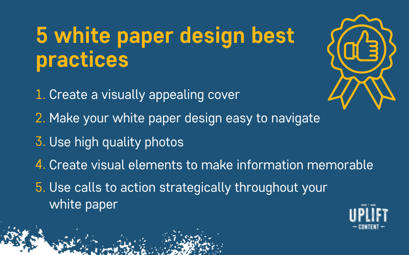 5 white paper design best practices