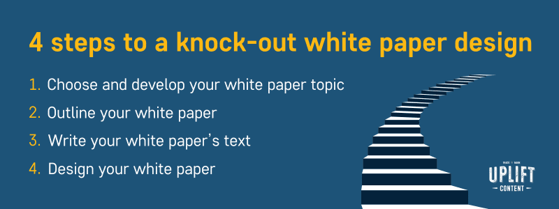 4 steps to a knock-out white paper design