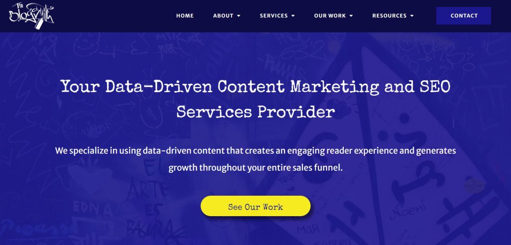 The Blogsmith - agency that focuses on data and SEO