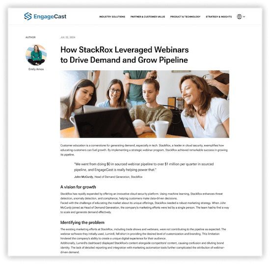Customer story package 3 - Blog post